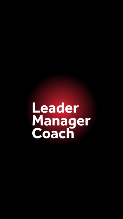 Leader Manager Coach