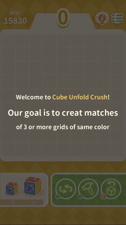 Cube Unfold Crush