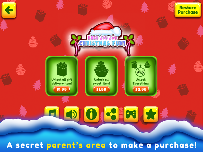 Baby Joy Joy Christmas Games