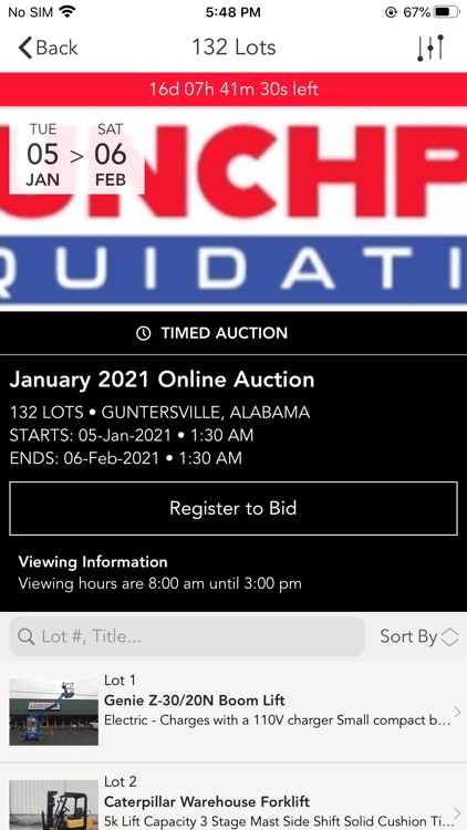 Launchpad Liquidation Auction