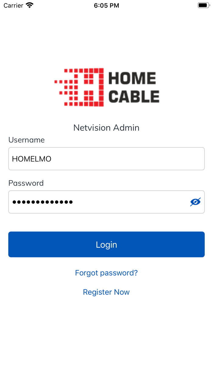 Homecable Admin