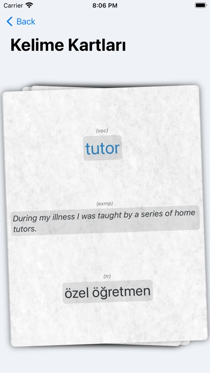 Yds Vocabulary - Yds Kelime screenshot-3