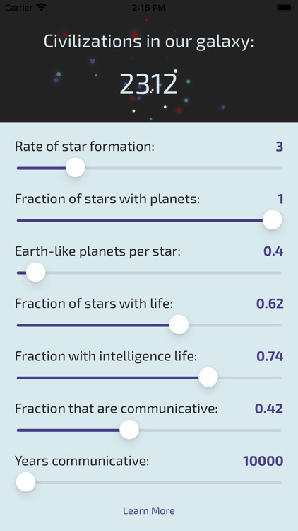 Drake Equation Calculator