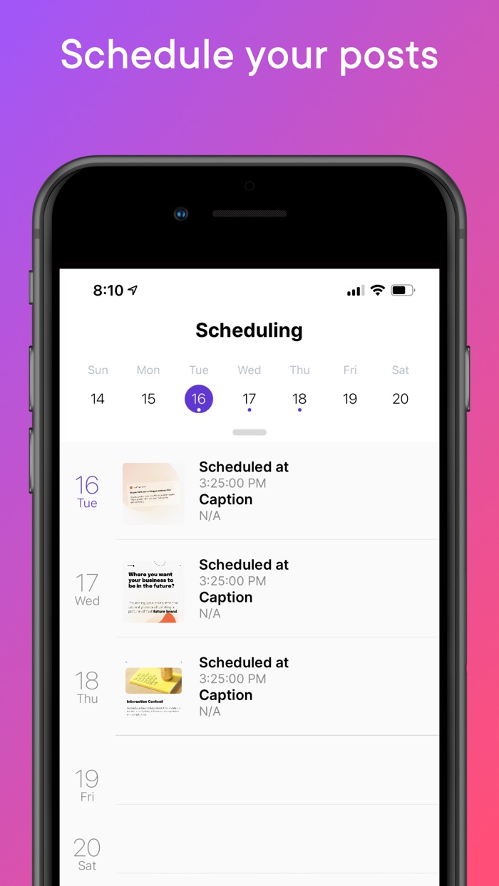 SneekPeek - Instagram Planner