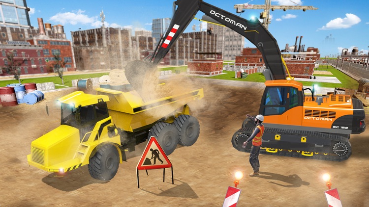 City Construction Truck Games screenshot-3