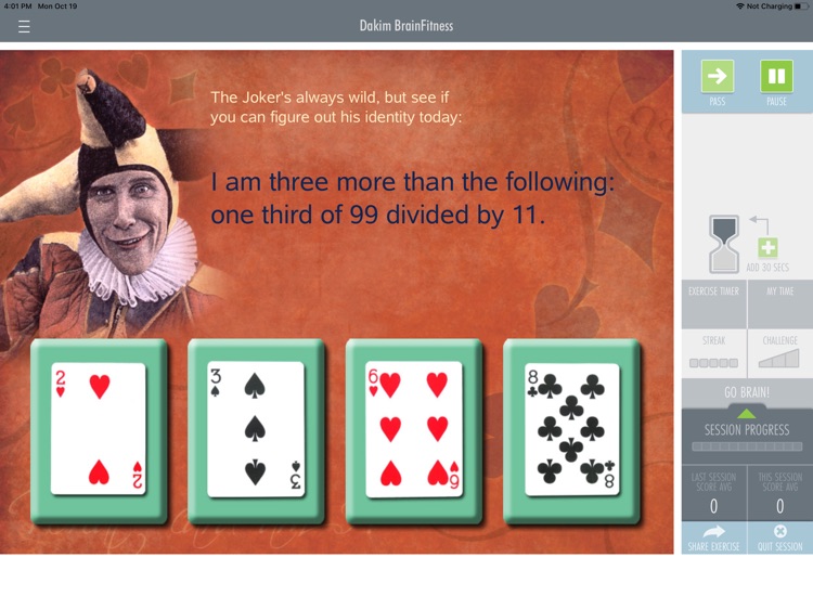 Dakim BrainFitness, Active screenshot-3
