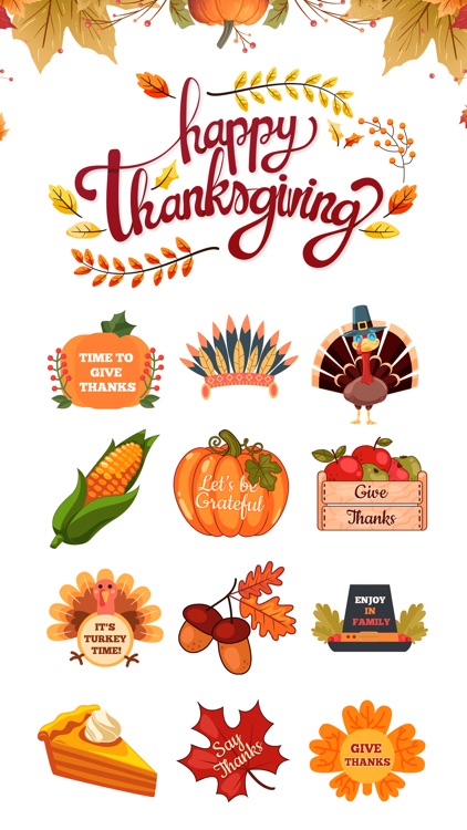 Thanksgiving Day - Stickers