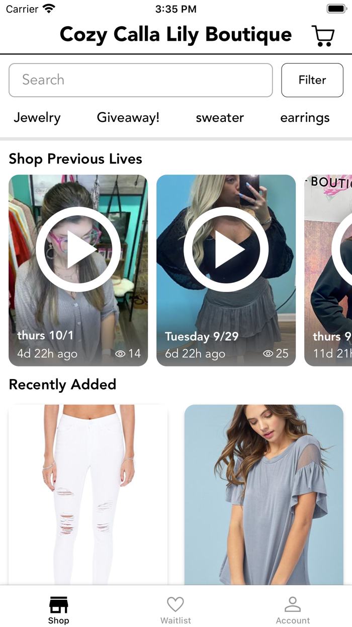 Cozy Calla Lily Boutique