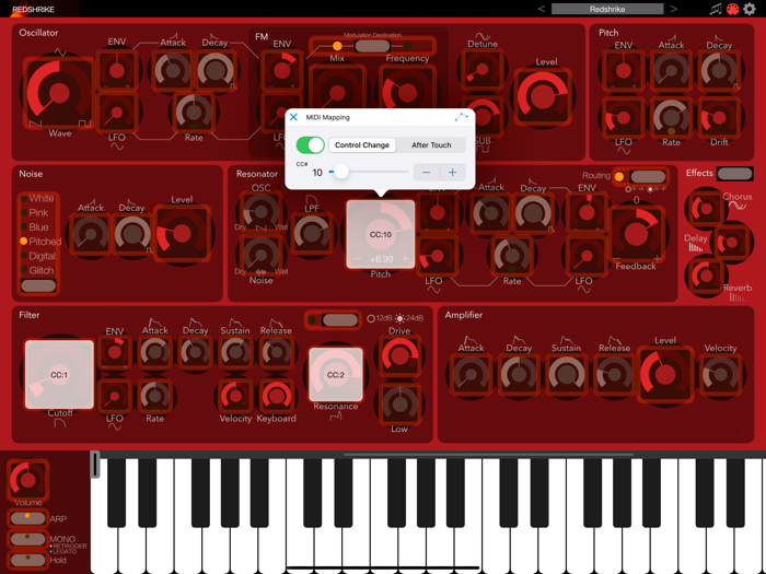 Redshrike - AUv3 Plugin Synth