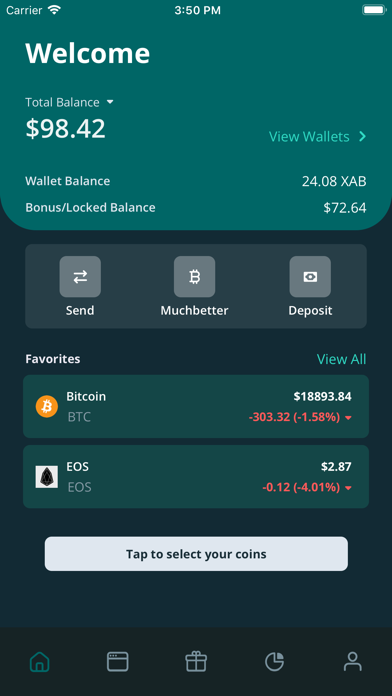 Teroxx Wallet screenshot 2