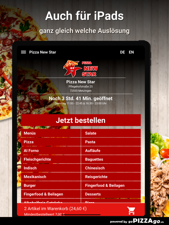 Pizza New Star Metzingen screenshot 7
