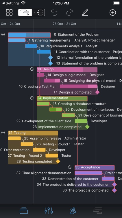Project Office: Gantt chart screenshot-5