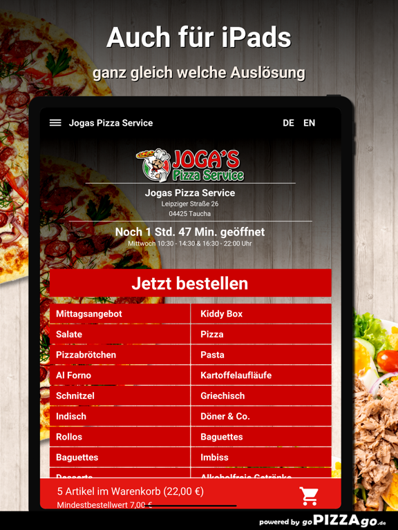 Jogas Pizza Service Taucha screenshot 7