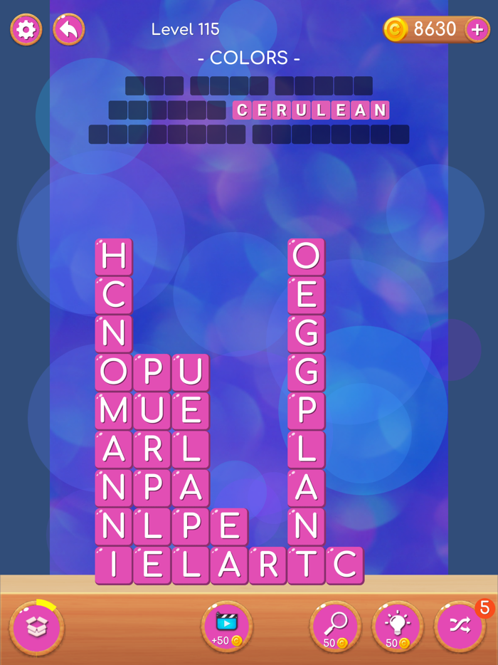 Word Calm Crossword Puzzle