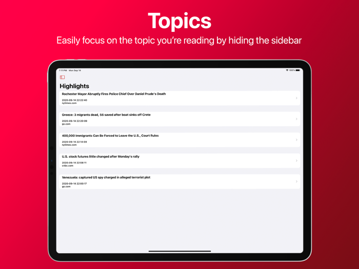 Ruby – News  Reading