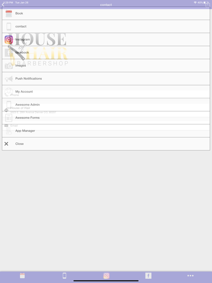 House of Hair Denver app