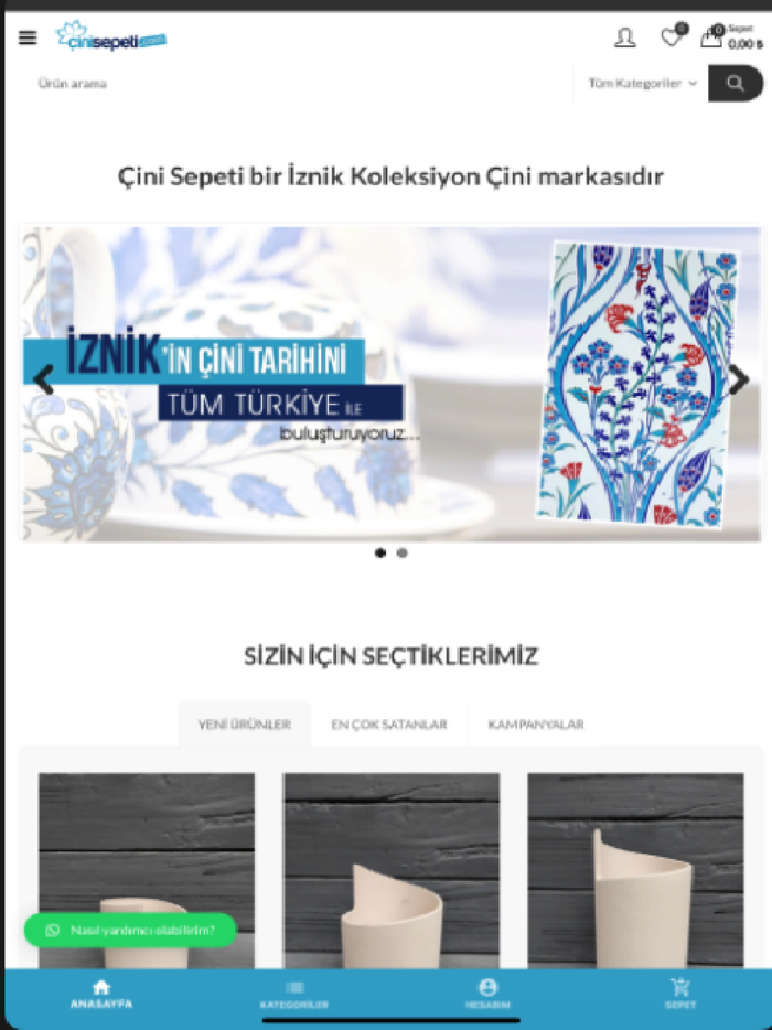 Çini Sepeti - Çini Satın Al