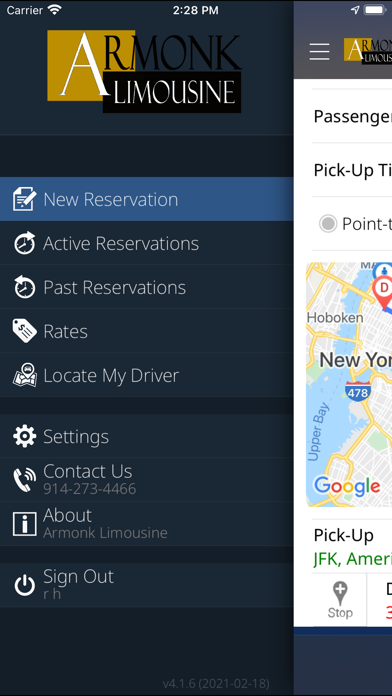 How to cancel & delete Armonk Limousine Car Service from iphone & ipad 1