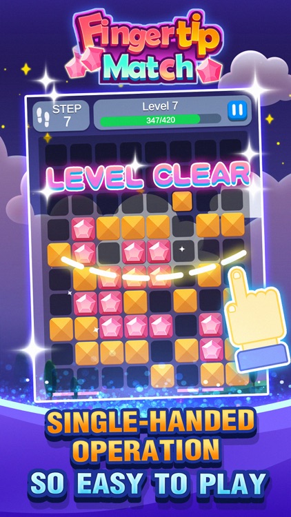 Fingertip Match-Puzzle Burst