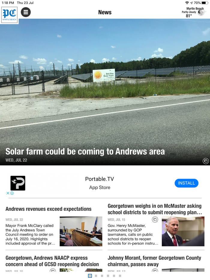 Post and Courier Myrtle Beach