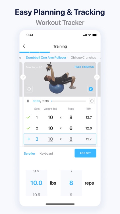 JEFIT Workout Planner Gym Log