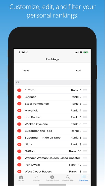 CoasterTracker by Gavin Hartzell