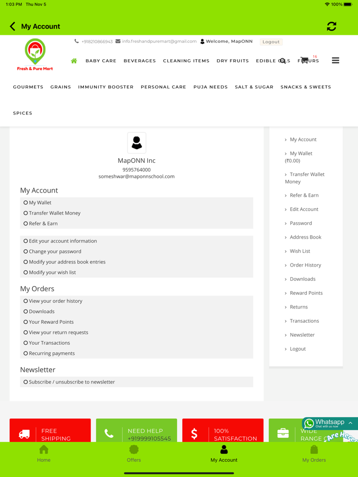 FNP - Fresh  Pure Mart