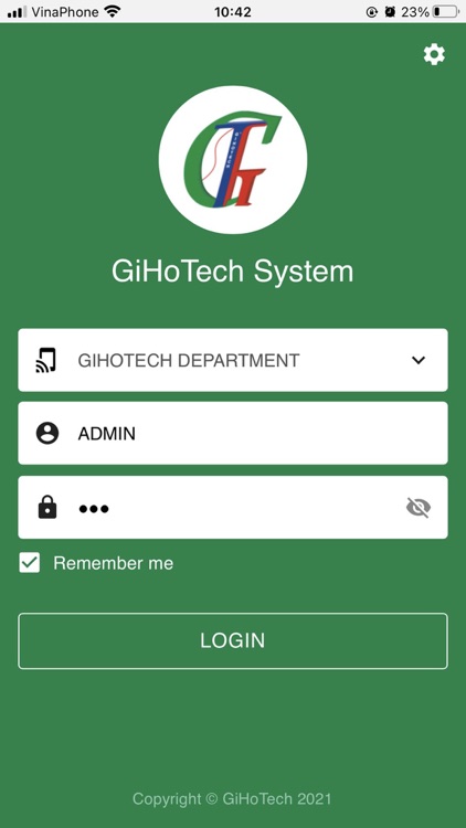 GiHoTech Front Office