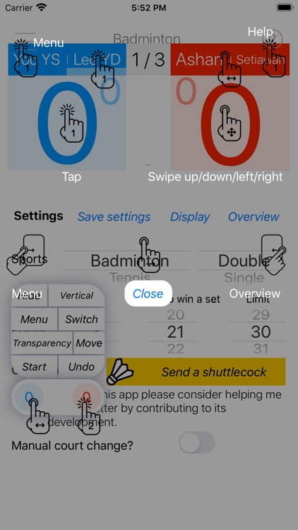 Badminton Scoreboard screenshot-6