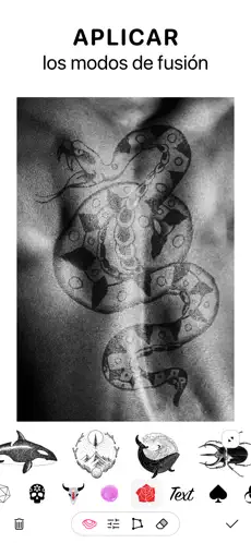 Snímek 5 Tattoo — tatuajes body editor iphone