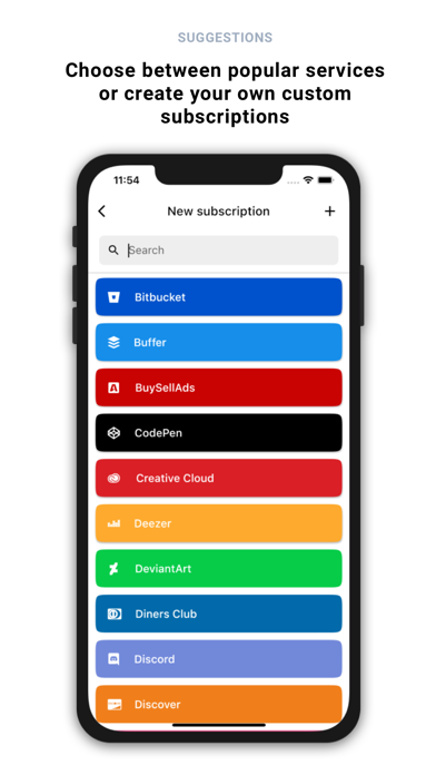 Billey - Subscriptions Tracker screenshot 2