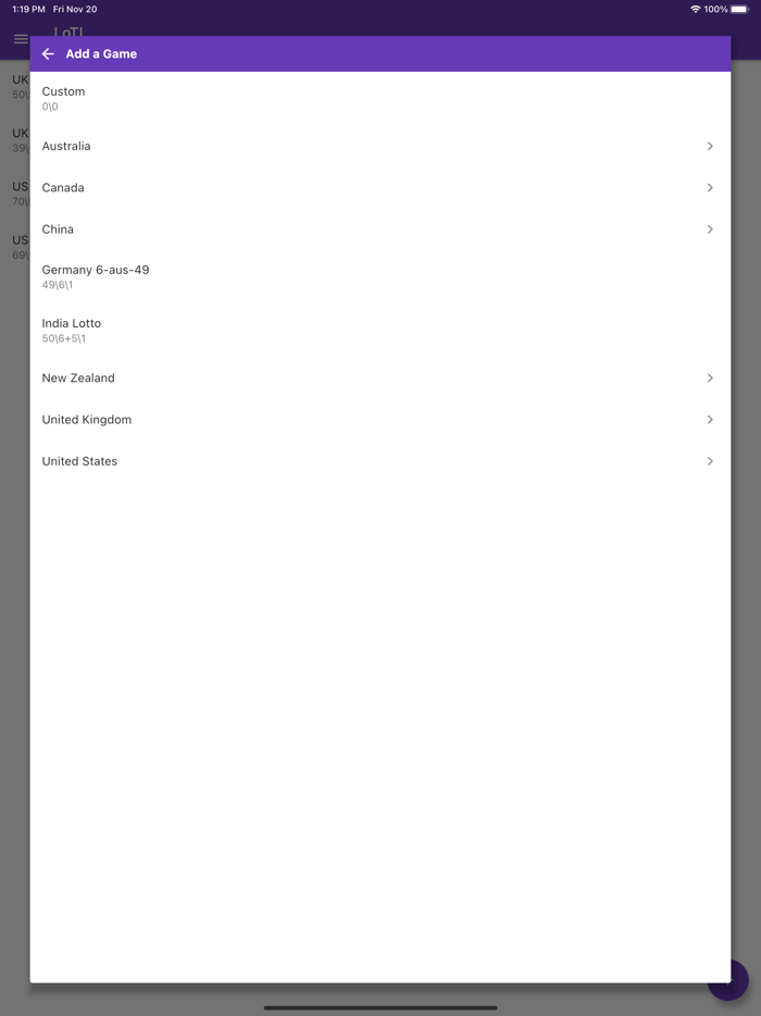 LoTI - Lottery Ticket Win Calc