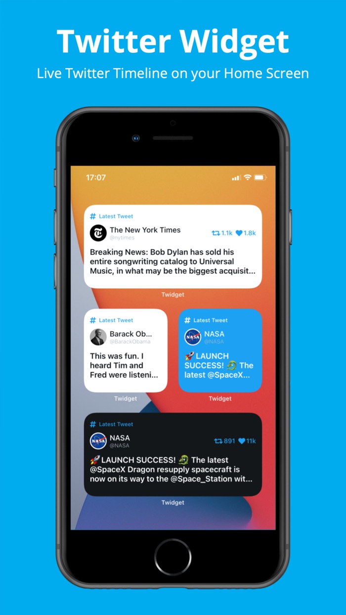 Twidget - Widget for Twitter