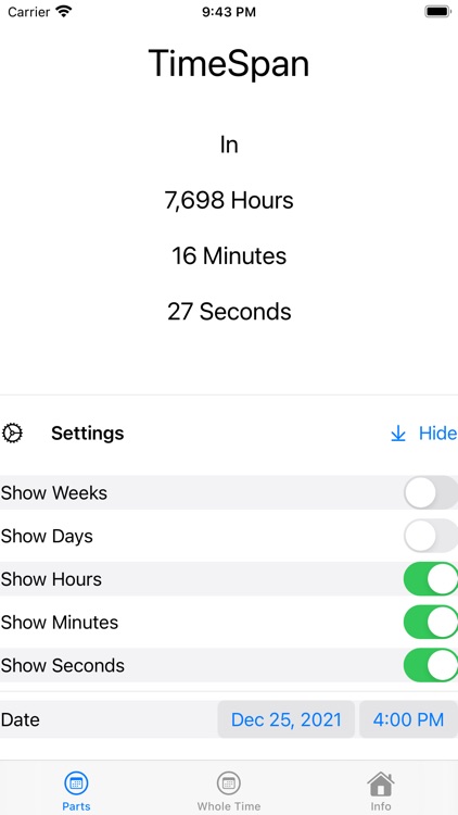 TimeSpan - Calculator