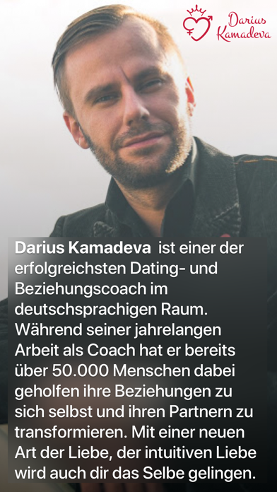 Erfahrungen darius kamadeva Dating Skills