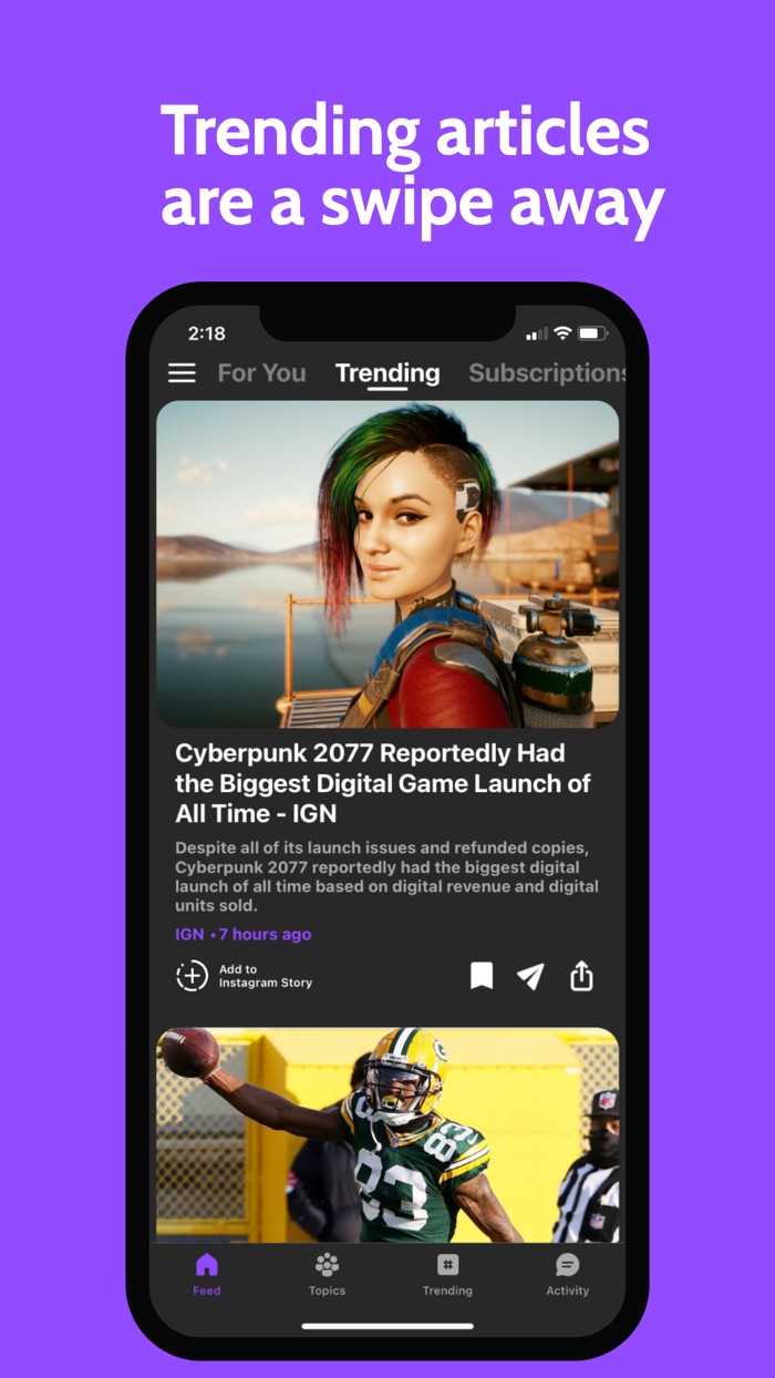 Newsbite Personalized News