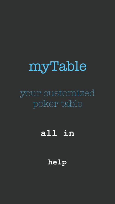 myTable - Hold 'Em Poker screenshot 2