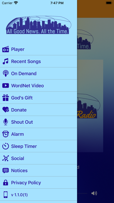WordNet Radio screenshot 2