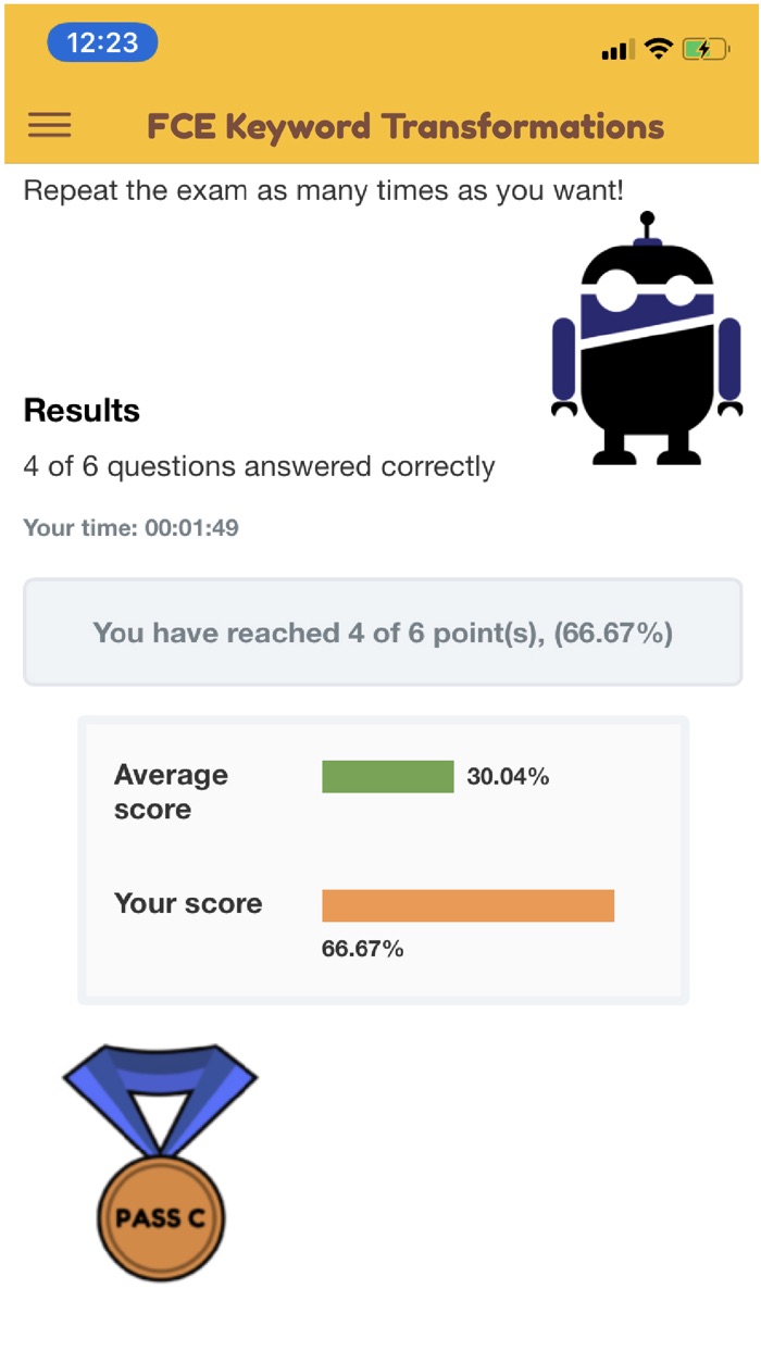 FCE Keyword Transformations