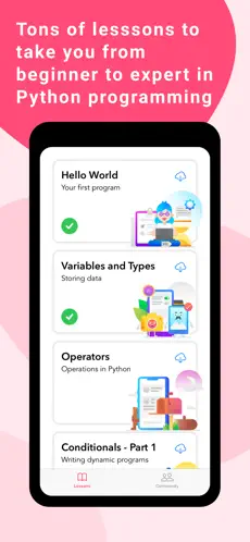 Screenshot 1 Learn Python with Problems iphone