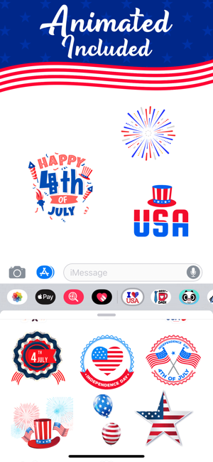 4th of July Stickers ⋆(圖2)-速報App