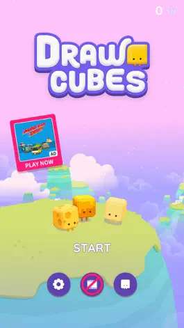 Game screenshot Draw Cubes 3D: Fit in the hole mod apk