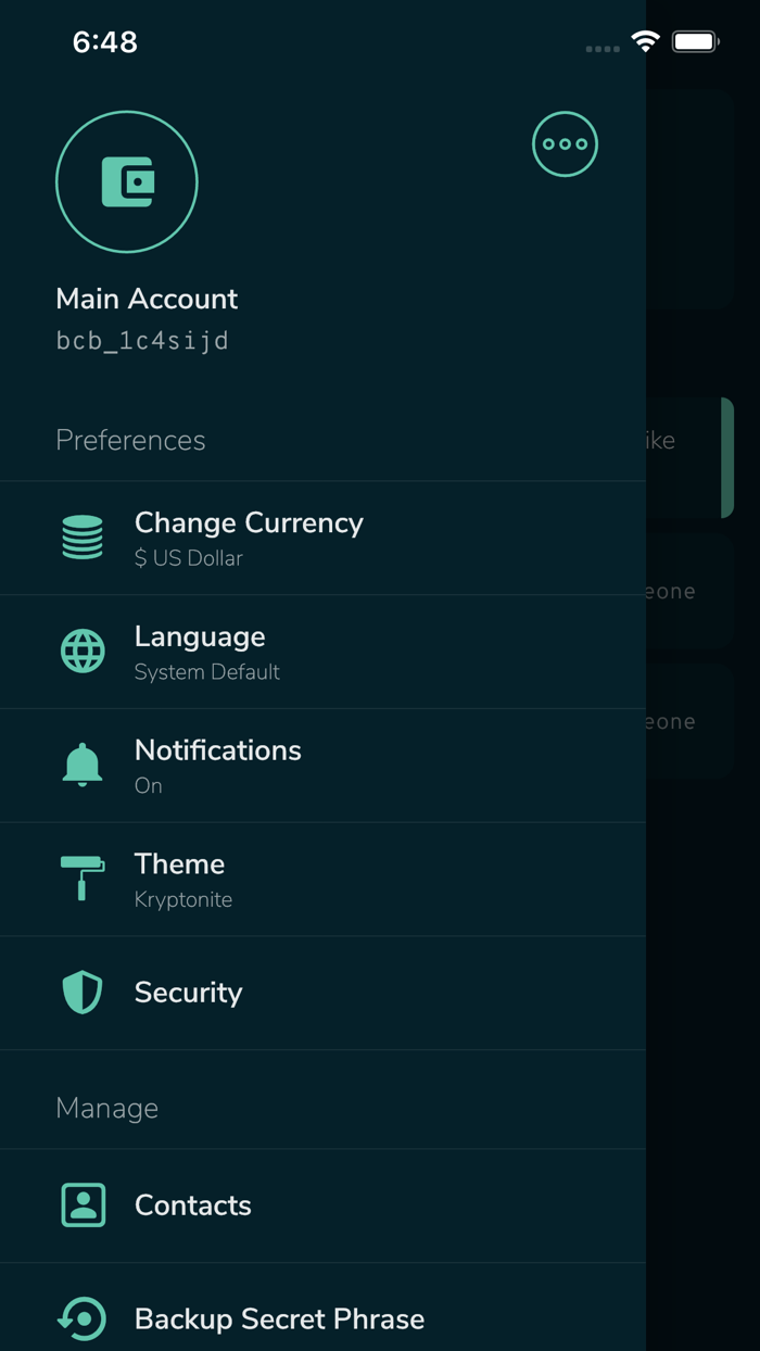 Bitcoin Black Wallet