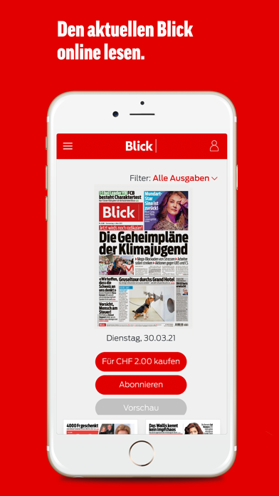 How to cancel & delete Blick E-Paper from iphone & ipad 1