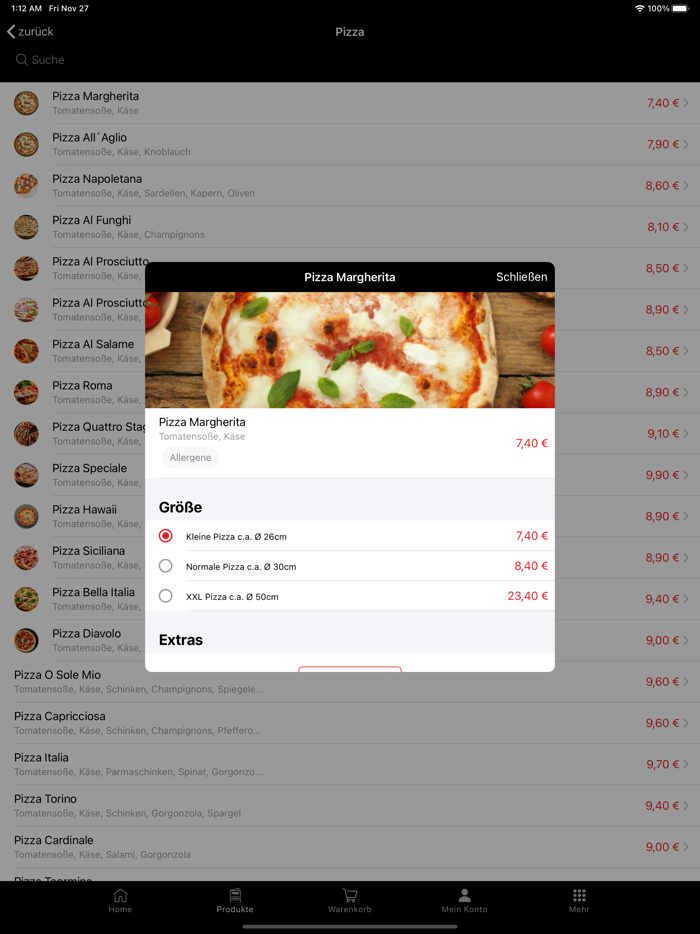 Roberto Pizza Zustellservice