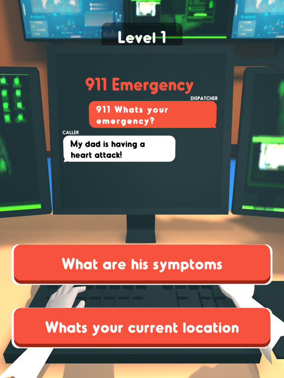 911 Emergency Dispatcher iPad app afbeelding 3
