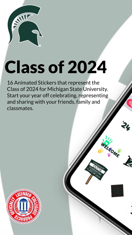 MSU Class of 2024 Stickers