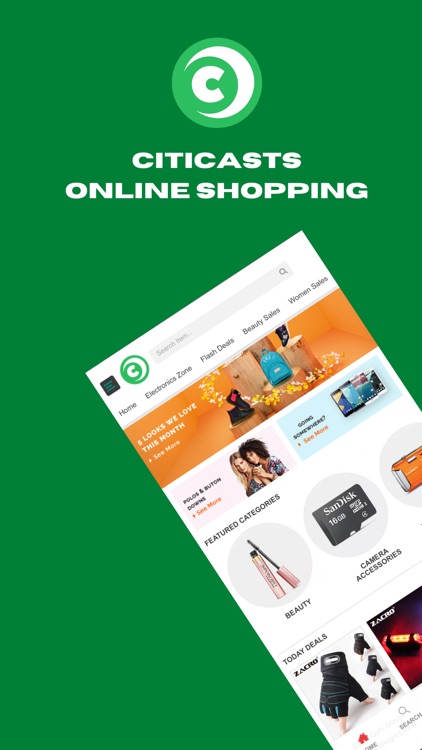 CitiCasts Online Shopping