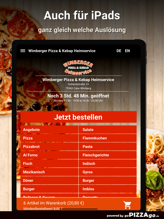 Wimberger Pizza Calw Wimberg screenshot 7