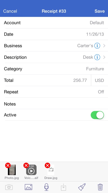 Receipts - Expense Tracker